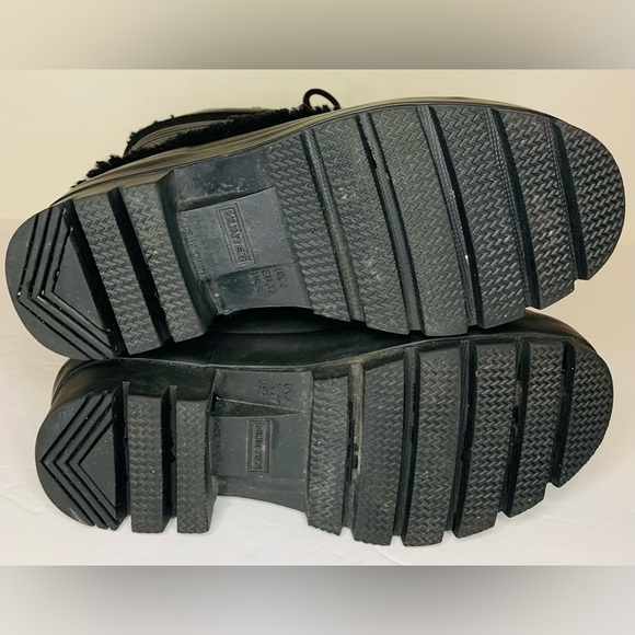 Hunter Original PAC Women’s Black Shearling Lined Waterproof Lace… - Picture 10 of 13